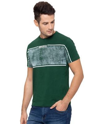 green printed t-shirt - 17154992 - Standard Image - 2