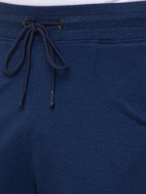 navy blue solid shorts - 17155020 - Standard Image - 5