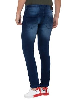 blue light washed denim jeans - 17155021 - Standard Image - 3