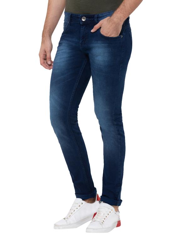 blue light washed denim jeans - 17155021 - Zoom Image - 2