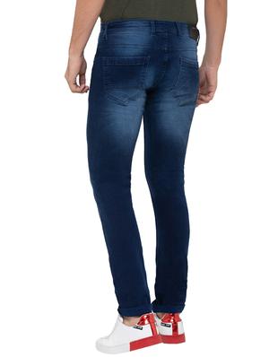 dark blue light washed denim jeans - 17155022 - Standard Image - 3