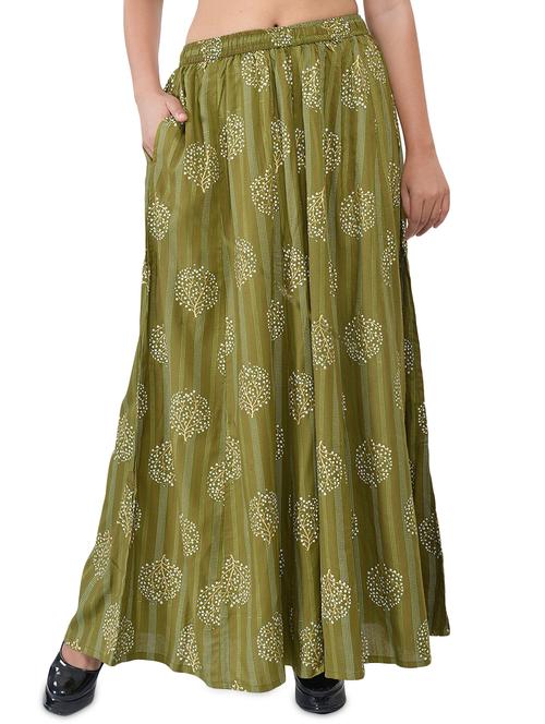 printed flared palazzo - 17155101 - Standard Image - 1