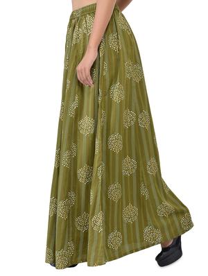 printed flared palazzo - 17155101 - Standard Image - 2