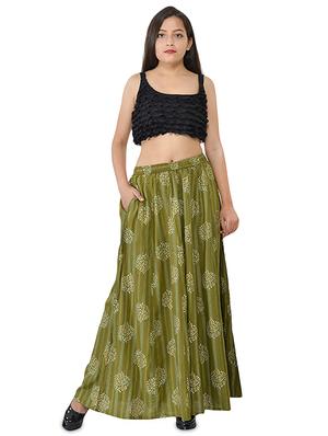 printed flared palazzo - 17155101 - Standard Image - 4