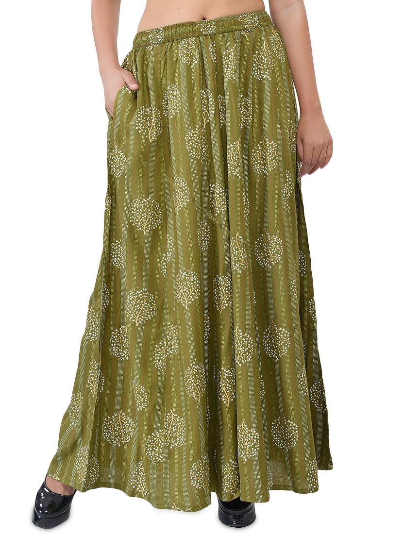 printed flared palazzo - 17155101 - Zoom Image - 1