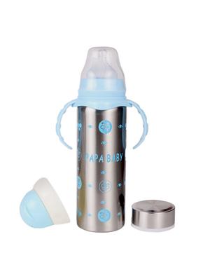 blue stainless steel milk bottle - 17155303 - Standard Image - 4