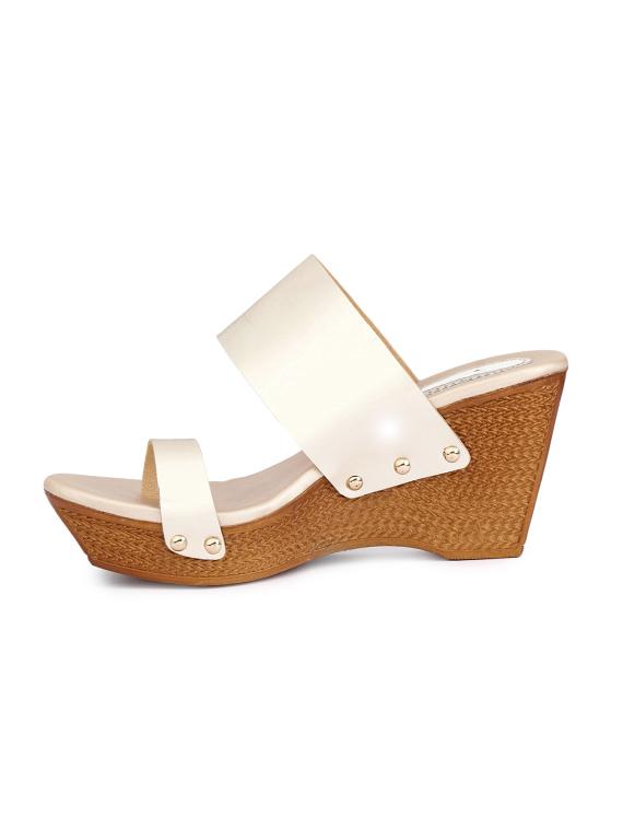gold platforms wedges - 17155531 - Zoom Image - 2