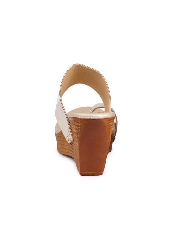 gold platforms wedges - 17155531 - Zoom Image - 3