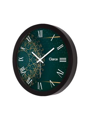 designer analogue round glass wall clock with 1 year warranty and 2 free aa battery - 17155691 - Standard Image - 3