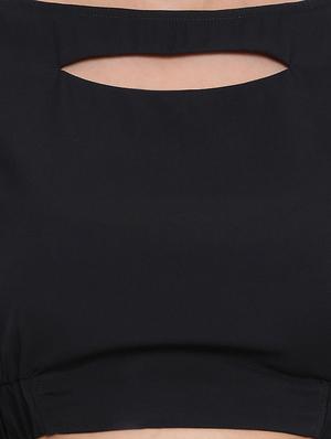flutter sleeves crop top - 17156310 - Standard Image - 5