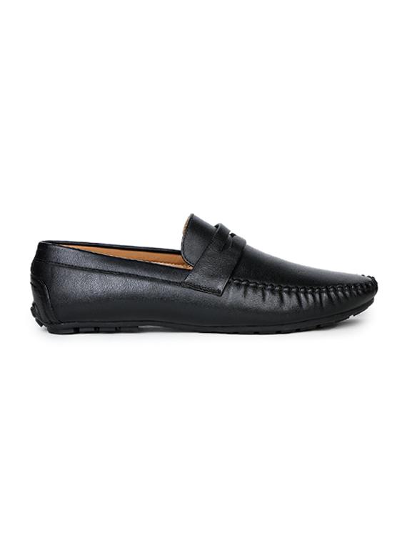 black slip on loafers - 17156680 - Zoom Image - 2