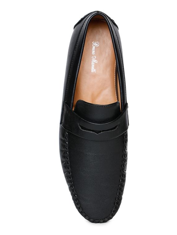 black slip on loafers - 17156680 - Zoom Image - 4