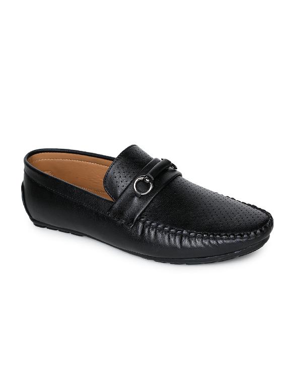 black slip on loafers - 17156685 - Zoom Image - 1