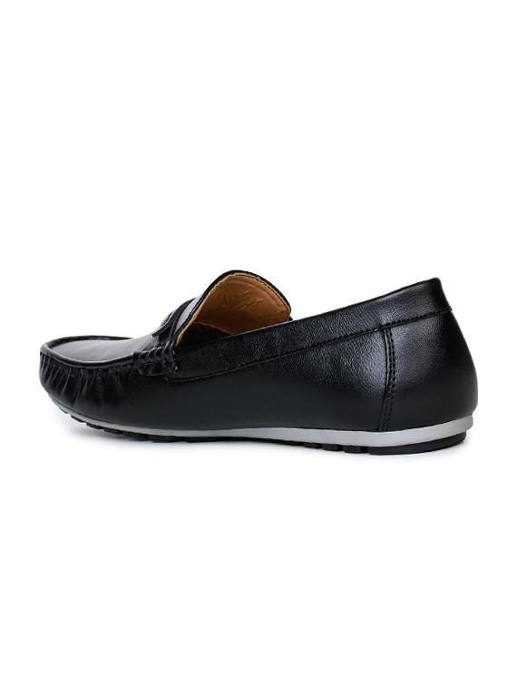 black slip on loafers - 17156689 - Zoom Image - 3