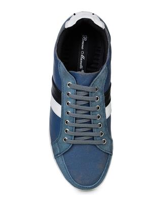 blue lace up sneakers - 17156705 - Standard Image - 4