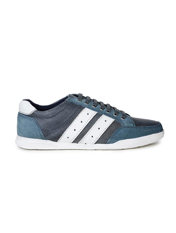 blue color block lace up sneaker - 17156710 - Zoom Image - 2