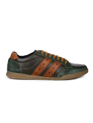 green striped lace up sneakers - 17156712 - Standard Image - 2