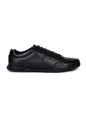 black solid lace up sneakers - 17156713 - Standard Image - 2
