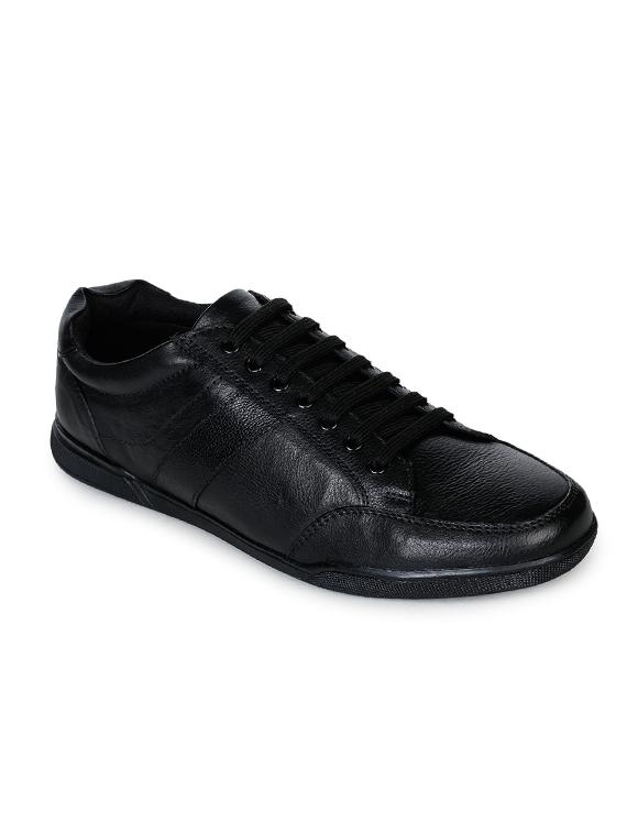 black solid lace up sneakers - 17156713 - Zoom Image - 1