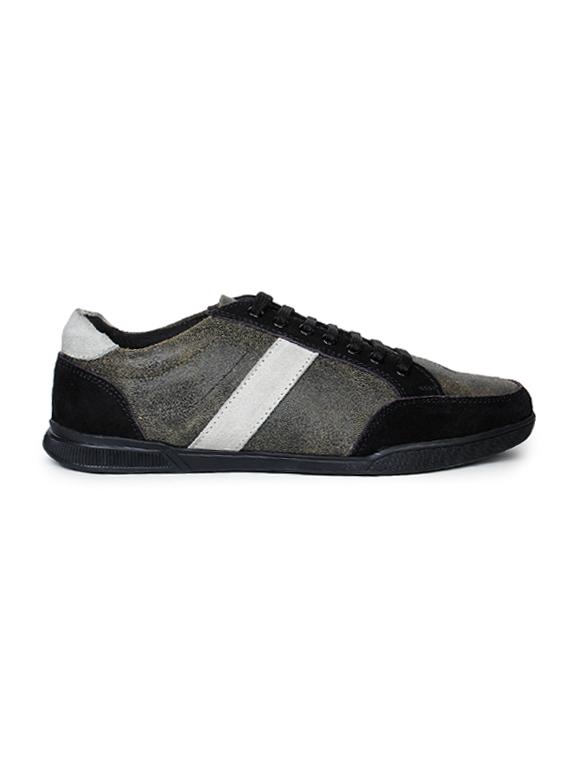 grey striped lace up sneaker - 17156721 - Zoom Image - 2