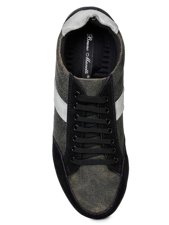 grey striped lace up sneaker - 17156721 - Zoom Image - 4