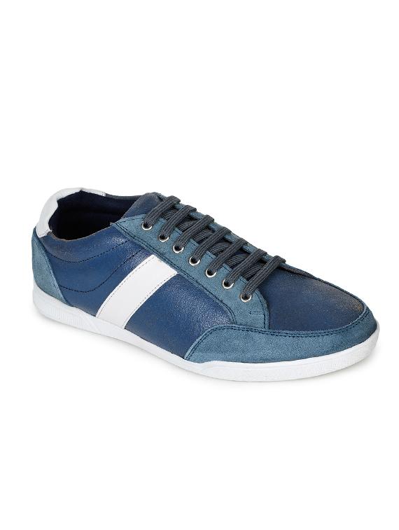 blue striped lace up sneakers - 17156723 - Zoom Image - 1