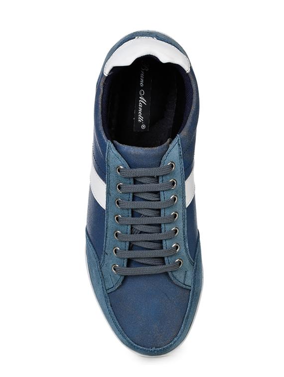 blue striped lace up sneakers - 17156723 - Zoom Image - 3