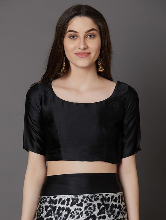 animal printed saree with blouse - 17157890 - Zoom Image - 3
