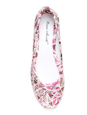 pink printed slip on ballerina - 17157971 - Standard Image - 4
