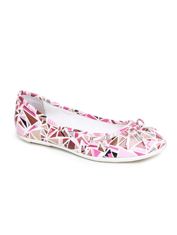 pink printed slip on ballerina - 17157971 - Zoom Image - 1