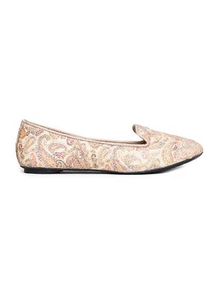 beige printed slip on ballerina - 17157976 - Standard Image - 2