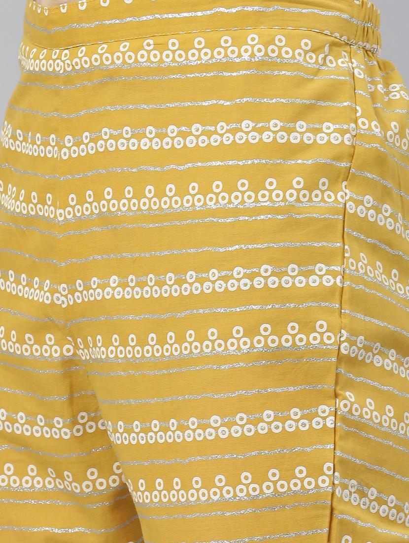 green cotton kurta salwar set - 17158232 - Zoom Image - 5