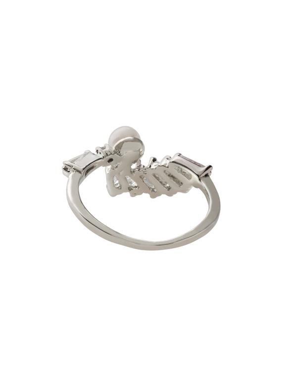 white brass finger ring - 17159109 - Zoom Image - 3