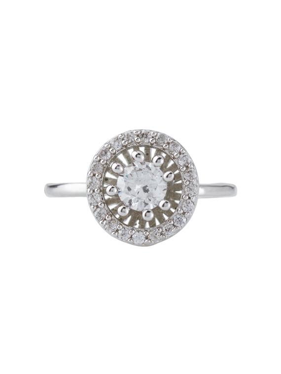 white brass finger ring - 17159111 - Zoom Image - 2