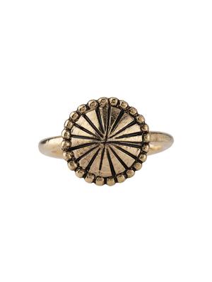 gold brass finger ring - 17159113 - Standard Image - 2