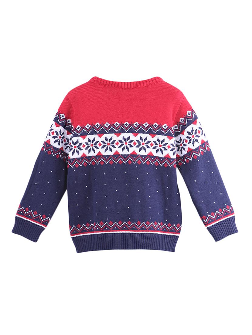 navy blue wool sweater - 17159239 - Zoom Image - 2