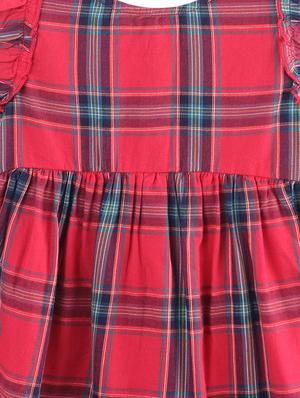 red cotton frock - 17159244 - Standard Image - 3
