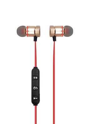 wireless magnetic red bluetooth neckband earphones handset - 17160514 - Standard Image - 3