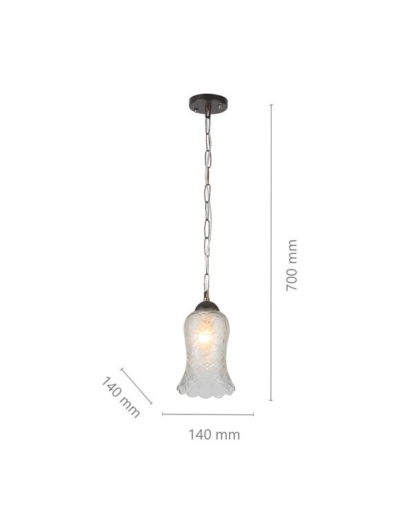 designer lighting wrought iron rustic finish pendent - 17161220 - Zoom Image - 5