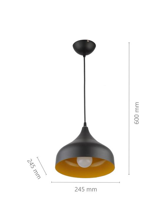 designer lighting single metal pendent - 17161243 - Zoom Image - 4