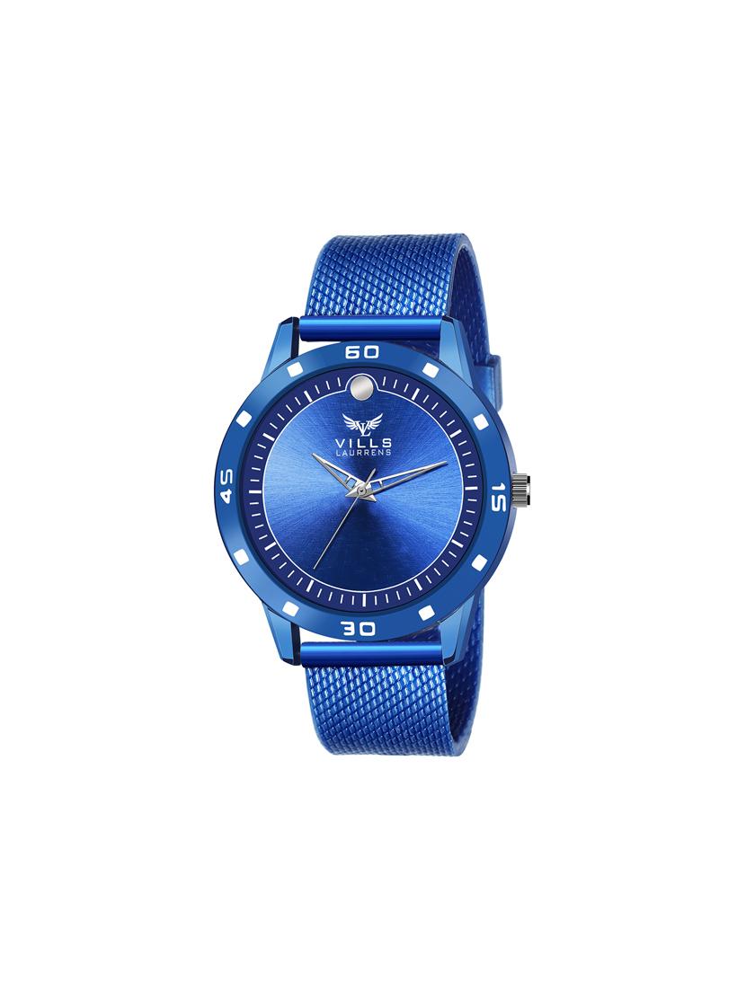 vills laurrens vl-1237 blue dial watch for boys and men (blue) - 17161316 - Zoom Image - 1
