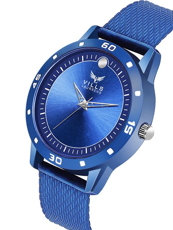vills laurrens vl-1237 blue dial watch for boys and men (blue) - 17161316 - Zoom Image - 2