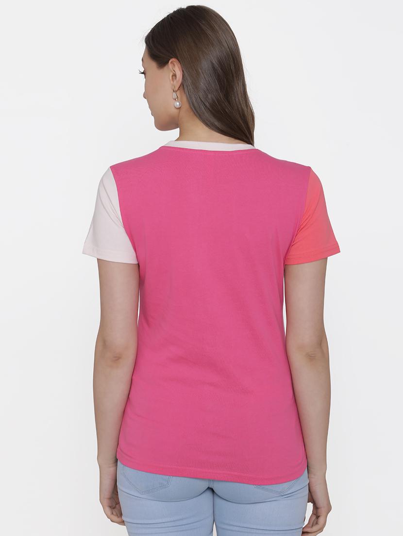 round neck color block pocket regular tee - 17161895 - Zoom Image - 3