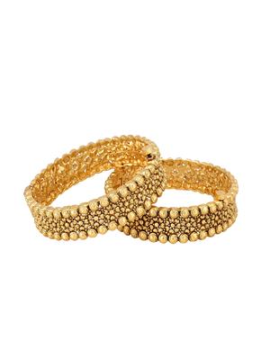 gold tone gold plated bangles - 17161938 - Standard Image - 2