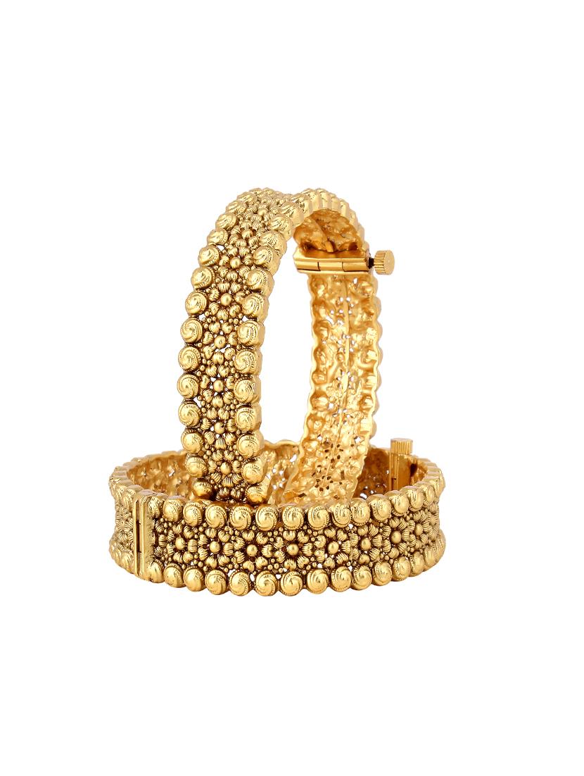 gold tone gold plated bangles - 17161938 - Zoom Image - 1