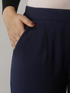mid rise cigarette pants trouser - 17162952 - Standard Image - 5