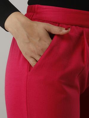 mid rise cigarette pants trouser - 17162954 - Standard Image - 5