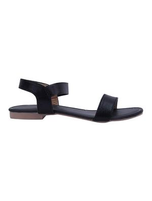 black back strap sandals - 17162963 - Standard Image - 2