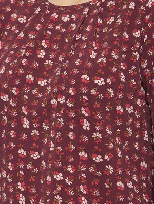 bell sleeves floral top - 17163196 - Standard Image - 5