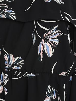 off shoulder floral a-line dress - 17163898 - Standard Image - 6